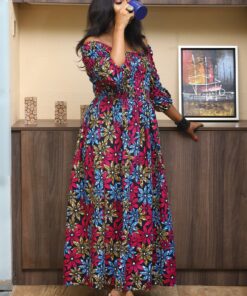 Multi Colored African Dress