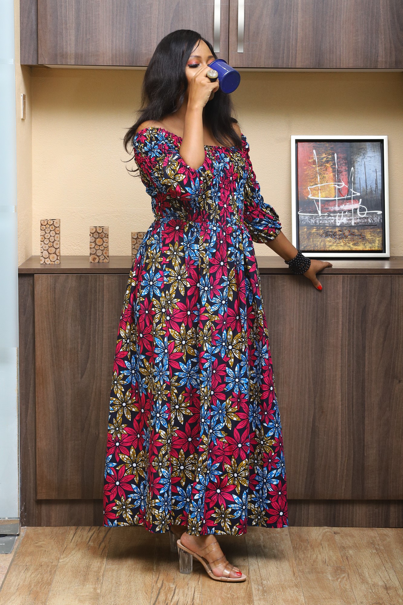 Multi Colored African Dress