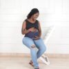 Rugged maternity jeans