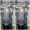 Stripped official maternity top