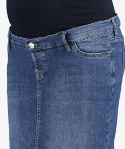 Maternity jeans skirt