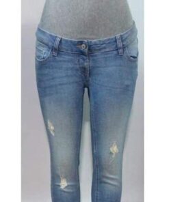 Skinny rugged maternity jeans
