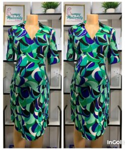 Floral maternity dress